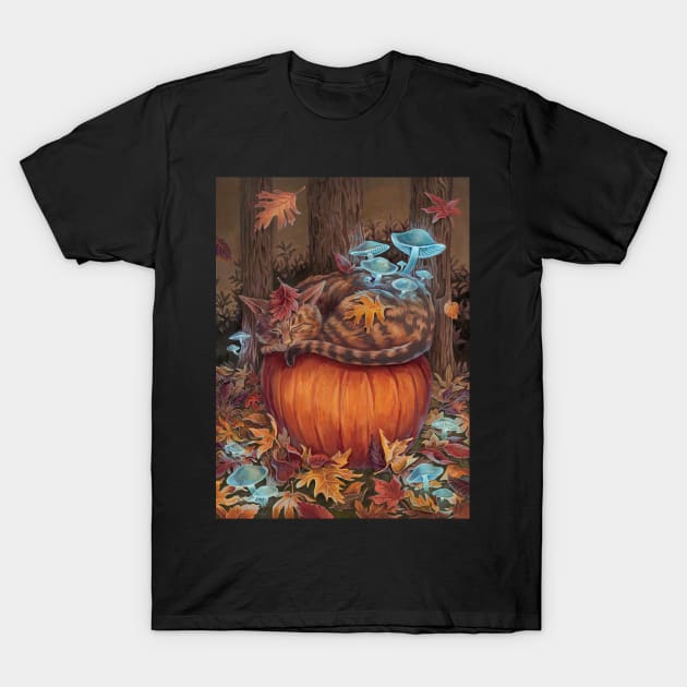 Cat Nap T-Shirt by Lisa LaRose Art